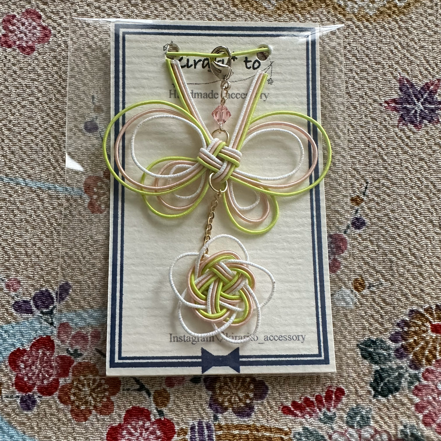 Lucky Butterfly Charm (Spring Pink)