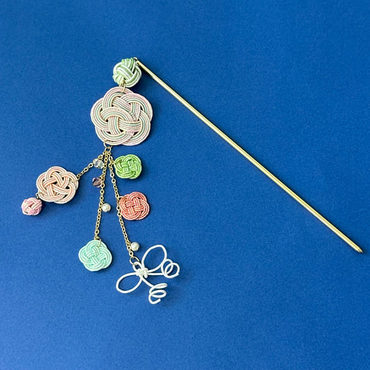 Flower Mizuhiki Hair Pin