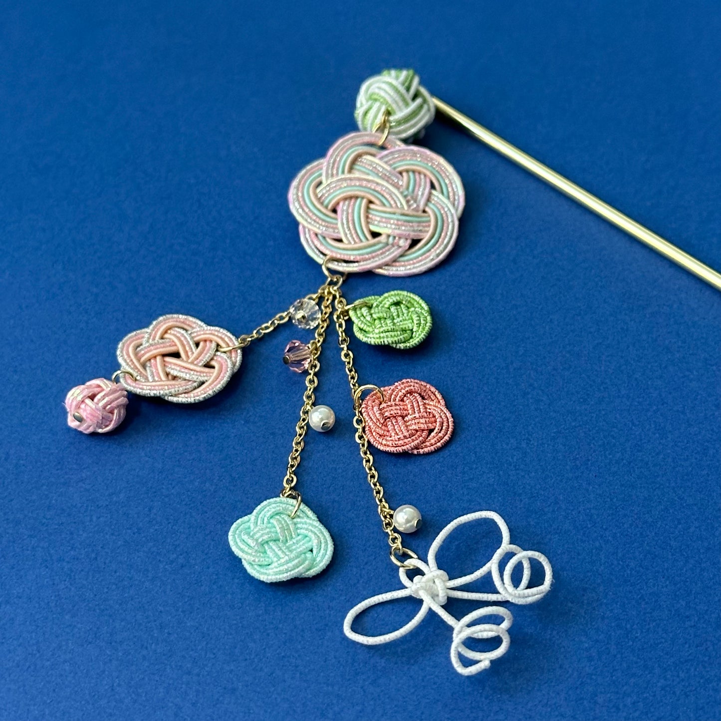 Flower Mizuhiki Hair Pin