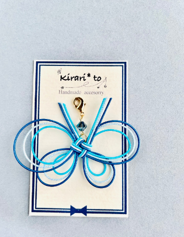 Lucky Butterfly Charm (Blue Sky)