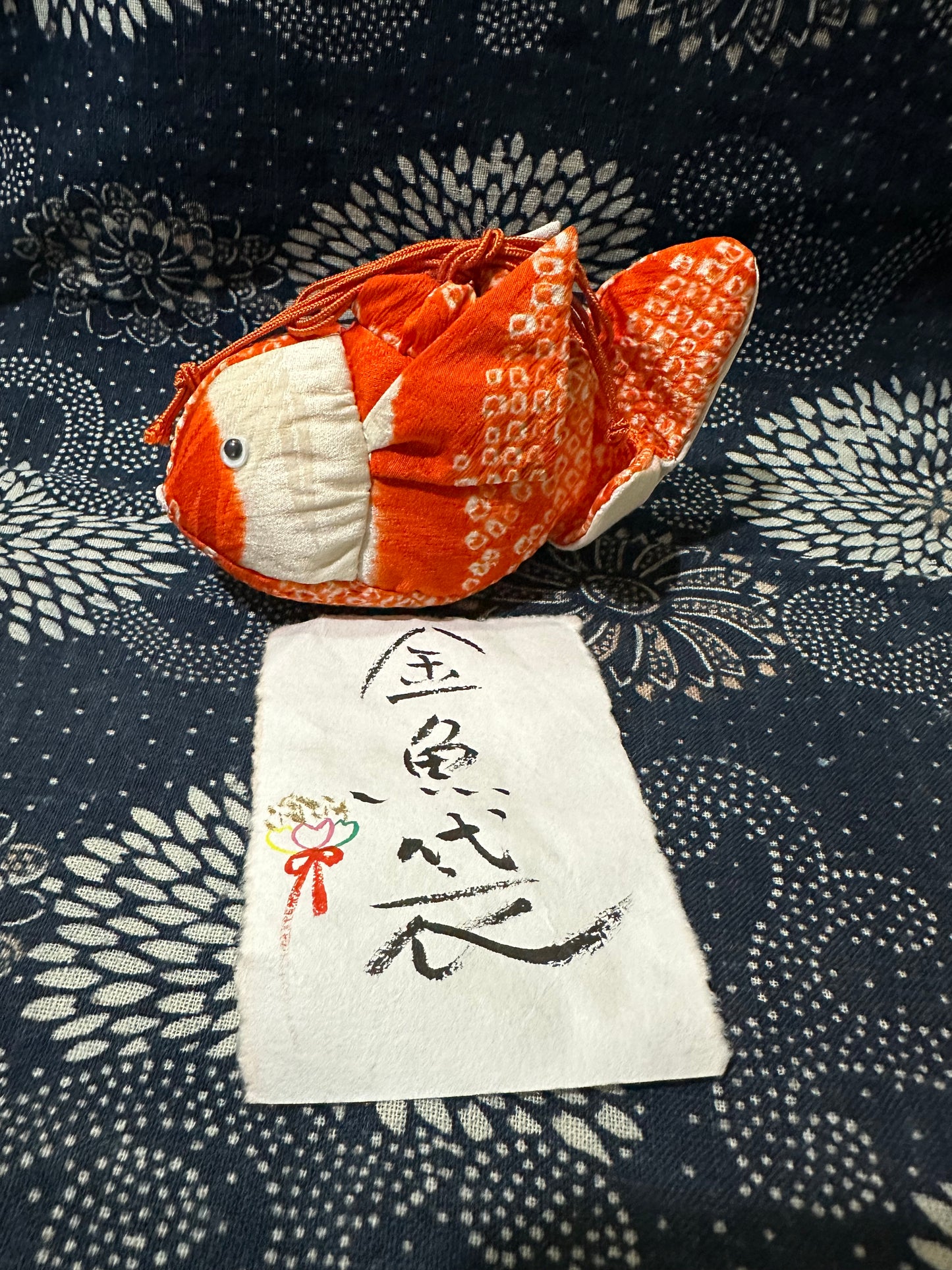 Goldfish Drawstring Bag