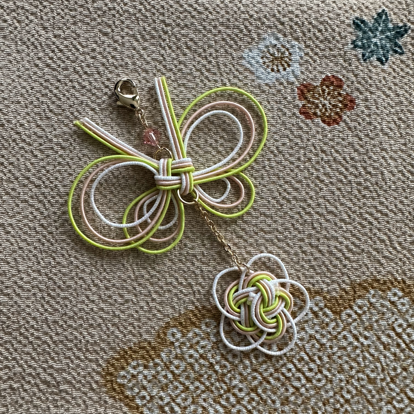 Lucky Butterfly Charm (Spring Pink)