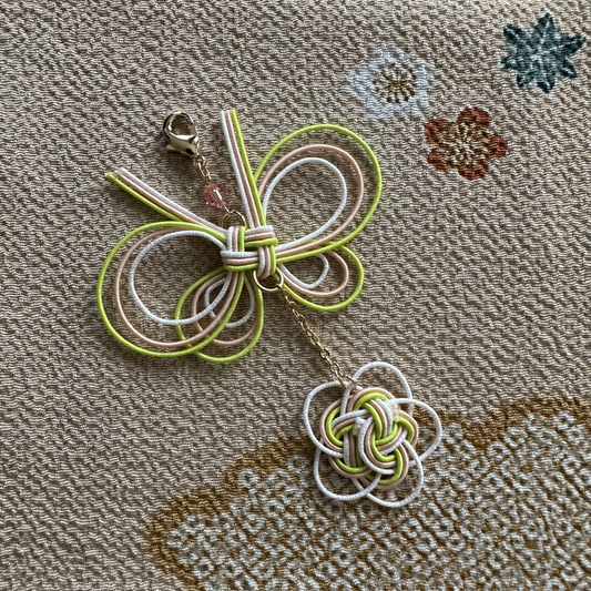 Lucky Butterfly Charm (Spring Pink)