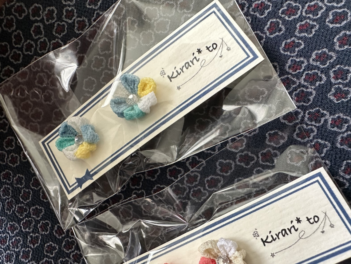 Petite Floral Earrings — Whispers of Grace – Soft hues in elegant motion –