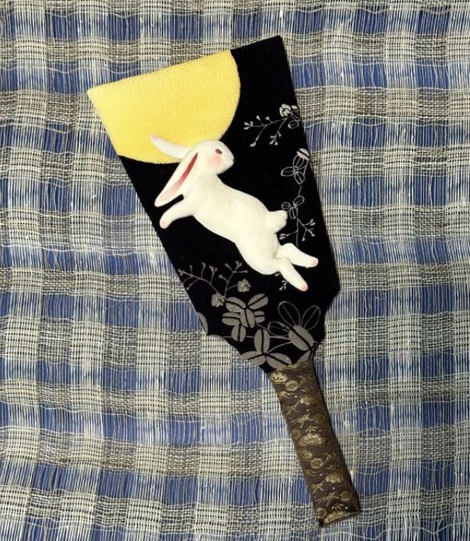 Moon Festival Rabbit Battledore (dark)